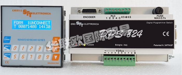 意大利CREI STT Elettronica公司的產(chǎn)品主要是生產(chǎn)電子凸輪編程器：意大利 CREI STT Elettronica電子凸輪編程器、CREI STT Elettronica絕對(duì)式單圈編碼器、電子凸輪編程器、光學(xué)編碼器、繼電器接口、屏蔽電纜、電源、彈性接頭、鍵盤保護(hù)蓋。