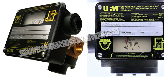 美國UFM（UNIVERSAL FLOW MONITORS）流量計流量開關(guān)
